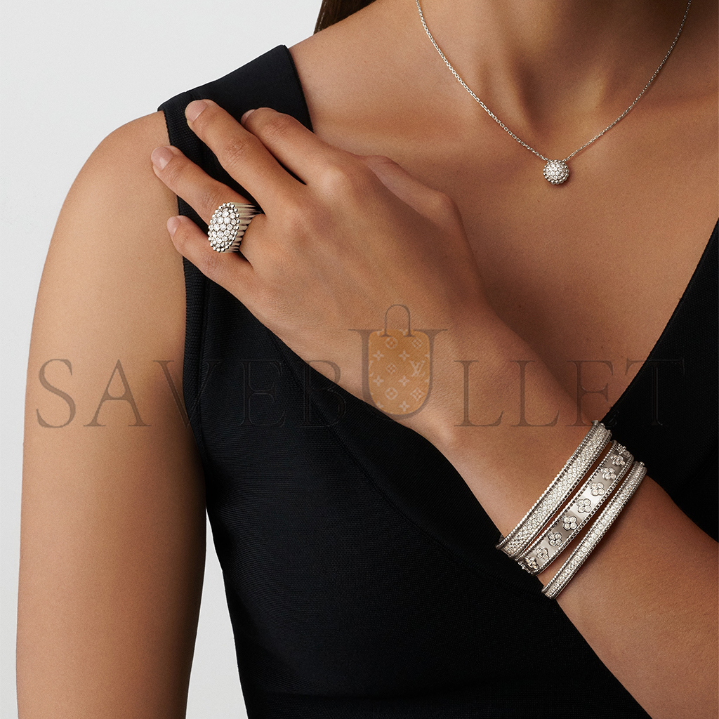 V*N CL*F perlÉe clovers bracelet, small model vcarp3o300